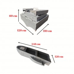 ALP - Modüler Tekne (Gri Renk) ALP - Modüler Tekne (Gri Renk)