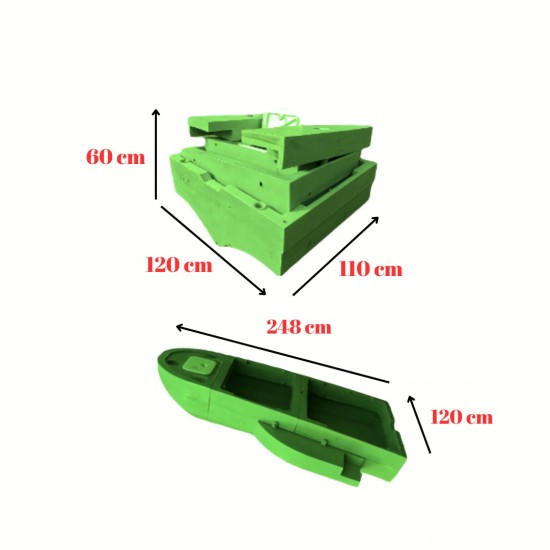 ALP - Modüler Tekne (Yeşil Renk)